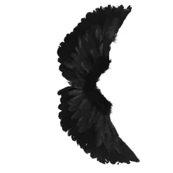 Änglavingar Kostym Konst Scen Halloween Cosplay Vingar Halo Hårband Set för Barn Vuxna Stora><noscript><img width=