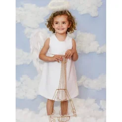 Änglavingar och halo, vita änglavingar Fallna änglavingar Kostym för Halloween julfest för vuxna ... Vit><noscript><img width=