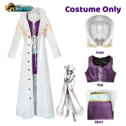 Nico Robin One Piece Cosplay Kostym Cosplay Kappa Komplett Halloween Kostym XL> Dräkter