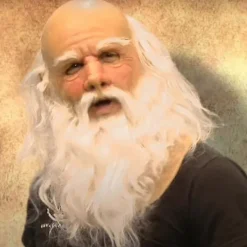 Ännu en av min gubbes julhelgs roliga mask supermjuk tomte vuxen> Masker