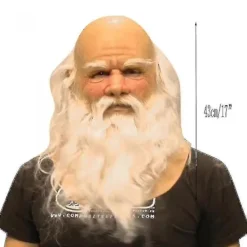 Ännu en av min gubbes julhelgs roliga mask supermjuk tomte vuxen><noscript><img width=