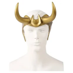 Nordisk mytologi Loke Mask Hjälm Cosplay Vuxen Festrekvisita[HK]> Huvudbonader