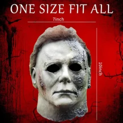 Noufun Michael Myers Mask för Vuxna, Halloween Mask Micheal Myers Ansikte - Halloween 2020><noscript><img width=