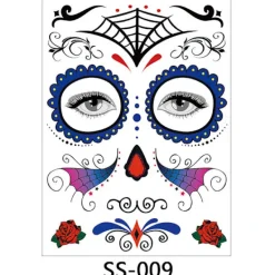 Nuggisar - Temporära ansiktstatueringar 10 st><noscript><img width=