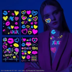 Numb 4 st temporära klistermärken Egy Fake> Smink