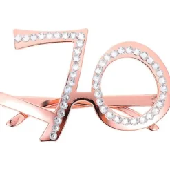 Numeriska Födelsedagsglasögon 70-årsfest Glasögon Fotobås Prop 70 år gammal 15X13.5X10CM> Tillbehör