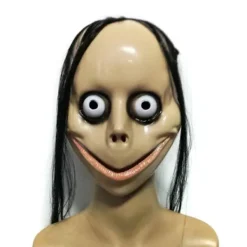 Jettbuying Ny Halloween Skräck med Långt Hår MO MO Mask Rolig Mask V-sha onesize> Masker