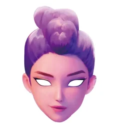 Ny K-POP Demon Hunters Mask Cosplay Prop för Kvinnor Rollspelsaccessoar 2025&&150 yards 150 yards><noscript><img width=