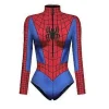 Ny Superhjälte Cosplay Sexy Spiderman Kostym Bodysuit Halloween Karneval Party Förklädnad För Kvinnor (L B)> Dräkter