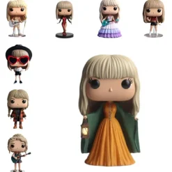NY Taylor Swift Era’s Tour Mikrofonstativ Figurer Modell Docka Resin Action Docka Gåva*> Dräkter