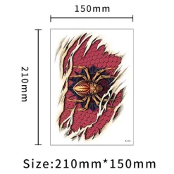 Nya Blom-Armtatueringar, Djur Buddha Staty Vattentäta Svartvita Temporära Överföringstatueringar för Män och Kvinnor><noscript><img width=