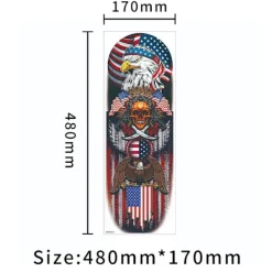 Nya Fullarms Självständighetsdag Tatuering Klistermärken Vattentäta Arm Dekorativa Klistermärken> Smink