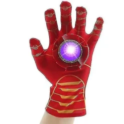 Nya Iron Man Mask Handske Kapp Sköld Set med ljus för fest _y handskar 2 set><noscript><img width=