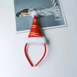 Nya populära julbarns hårtillbehör Elfhatt pannband Roliga festdekorationer presenter><noscript><img width=