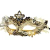 EURL Ocean Venetiansk mask (svart guld), för maskerad och kostym, för> Masker