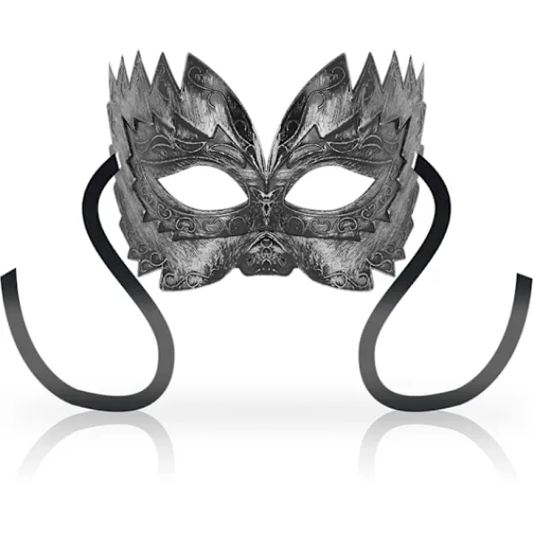 Ohmama - Antizaz Masker i venetiansk stil, silver 45> Masker