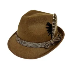 FJORD Oktoberfest Hatt Widget Öl Trilby Härlig Homburg Hattar Huvudbonader Party Foto Rekvisita Gåvor Oktoberfest> Huvudbonader