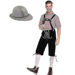 Oktoberfest och ölfestival bayersk Oktoberfest kostymset för män L> Dräkter