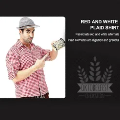 Oktoberfest och ölfestival bayersk Oktoberfest kostymset för män L><noscript><img width=