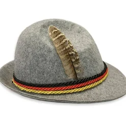 Oktoberfest-hatt för män, tysk Trenker bayersk ölhatt, partymaskerad><noscript><img width=