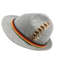 Oktoberfesthatt för vuxna, bayersk tysk öl, cosplay-hatt, ljusgrå-XM5-><noscript><img width=
