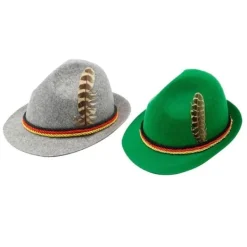 Oktoberfesthatt för vuxna, bayersk tysk öl, cosplay-hatt, ljusgrå-XM5-><noscript><img width=