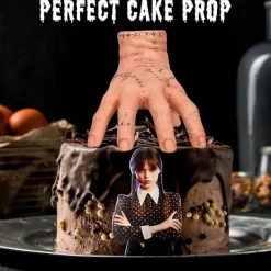 ATELA Onsdag Thing Hand, Onsdag Familjen Addams Hand, Add-AMS Family Main Realistiska Onsdag Addams-tillbehör för cosplay-dekorationer><noscript><img width=