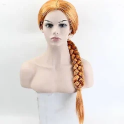 FMYSJ Orange Fiona Princess Cosplay Peruk 60cm - Långt Syntetiskt Hår för Kvinnor (FMY)> Peruker