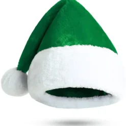 Orangefärgad tomteluva för vuxna, lyxig tomteluva> Huvudbonader