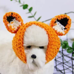 OrangeM Passar för hundmössa Rolig hatt Rolig hatt Cartoon Groda Form Mössa Grön Färg All-Match> Huvudbonader