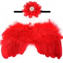 Oversized tröjor för kvinnor Fotodräkt Baby's 06 Dräktrekvisita Baby Outfits Tillbehör Ängel Cosplay Tröja><noscript><img width=