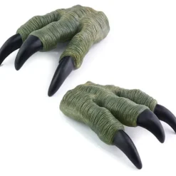 2-pack Dinosaurie Klor Leksaker Överstora Dino Velociraptor Gummi, ZQKLA> Tillbehör