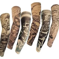 8-pack Fake Temporära Tatueringar Nylon Arm Ärm Tatuering> Smink