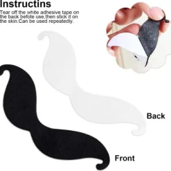 48-pack falska mustascher, självhäftande, för fester SQBB_max><noscript><img width=