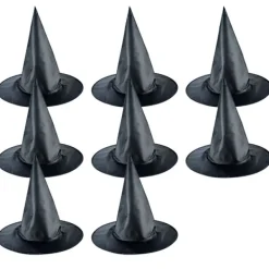 8-pack Halloween häxhatt keps häxtillbehör för> Huvudbonader