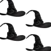 4-pack Halloween Häxhatt Stor Trollkarlshatt för Halloweenfest Dekor Cosplay Kostymtillbehör> Huvudbonader