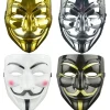 del 4-pack Halloween V för Vendetta Mask Set, Anonyma masker, Fest, World Book Week, Halloween Kit> Masker