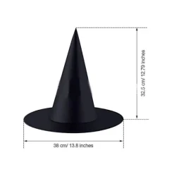 10-pack Häxhattar Halloween Svart Häxa Hängande Hatt Svart Hatt Häxhatt Halloween Julparty> Huvudbonader