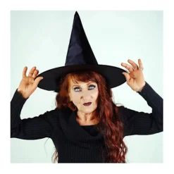 10-pack Häxhattar Halloween Svart Häxa Hängande Hatt Svart Hatt Häxhatt Halloween Julparty><noscript><img width=