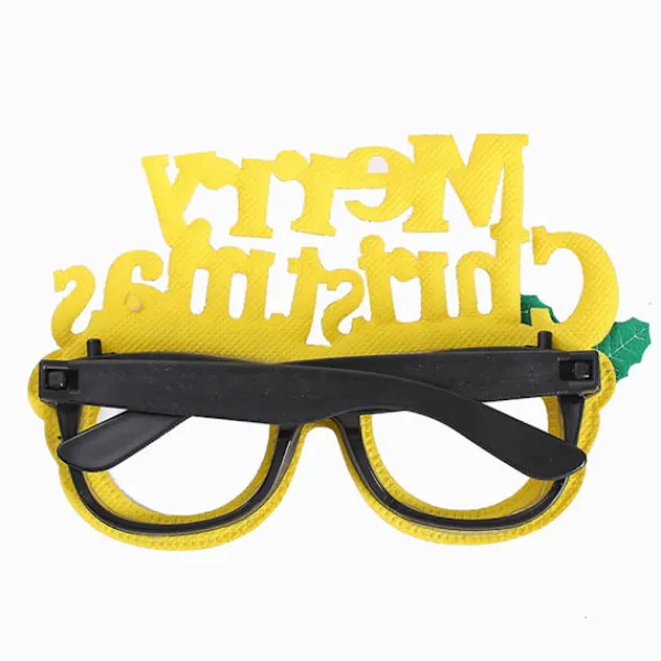 4-pack Jul Party Glasögon Jul Glitter Dekoration Kostym Glasögon Båge Glasögon> Tillbehör