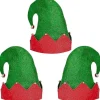 3-pack Jul Tomte Filt Hatt - Julhelg Party Kostym Gåvor Tillbehör 3 st - Tomte Julhatt - Vuxenmodell 28 cm> Huvudbonader