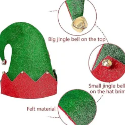 3-pack Jul Tomte Filt Hatt - Julhelg Party Kostym Gåvor Tillbehör 3 st - Tomte Julhatt - Vuxenmodell 28 cm><noscript><img width=