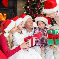 2-pack Julhatt för Vuxna Röd Fluffig Jultomtehatt för Vuxna Män Kvinnor Tonåringar><noscript><img width=