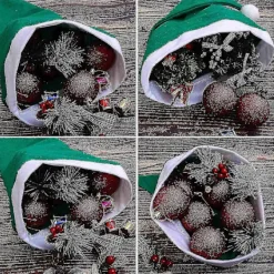 16-pack Jultomtar av Filt - Grön><noscript><img width=