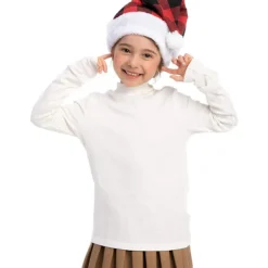 6-pack Jultomtehatt Rutig Tomtehatt Lyxig Plyschhatt för Juldräkt, Julfesttillbehör, Julbordsgåvor> Huvudbonader