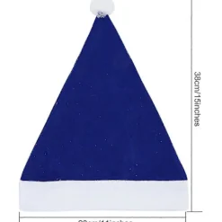 16-pack med non-woven tomtedockor, kompatibla med julkostymer och dekorationer - Blå> Huvudbonader