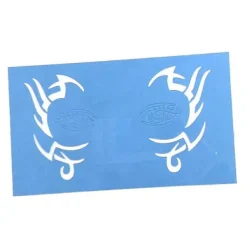 BraVärde 2-5-pack Återanvändbara Ansiktsmålningsschabloner Kroppsmålningsmall 4-lingling} 2 Pcs><noscript><img width=