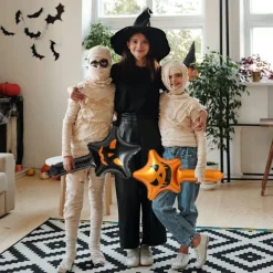 3-pack vuxen/barn skrikmasker, Halloween skräckmasker, dödskalle Co><noscript><img width=