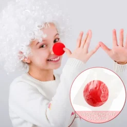 Paket med 12 Röda Skumclownnäsor, Roliga Cosplay-Näsor för Komiska Kostymer><noscript><img width=