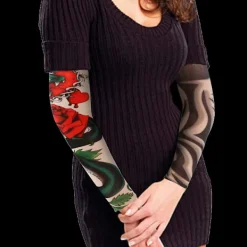 Paket med 9 Tatueringärmar Tatuering Armstrumpa Armtatuering Strumpa Unisex Nylon Temporära Tatueringar Arm Slumpmässig Stil[qb]> Smink